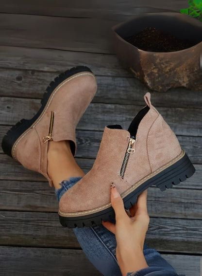 Gaia - Stivaletti Comfort con zip Donna